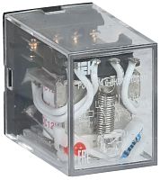 Реле промежуточное IEK ONI РЭК77/4(LY4) с индикацией 10А 220В AC картинка